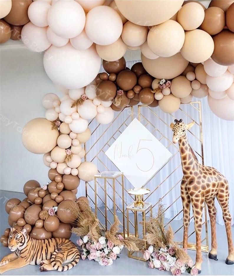 20pcs Coffee Caramel Latex Balloons 12/10/5 Inch W 20pcs Coffee Caramel Latex Balloons 12/10/5 Inch W