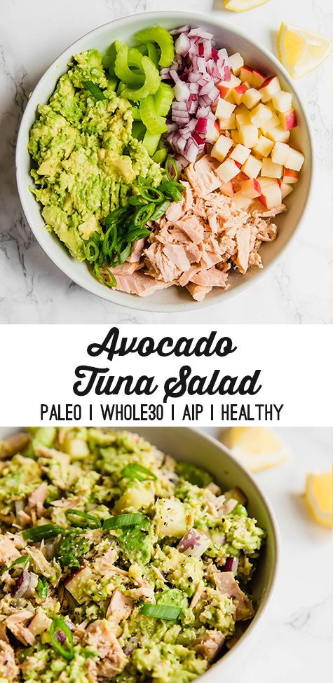Avocado Tuna Salad (Paleo, Whole30, AIP) - Unbound Wellness