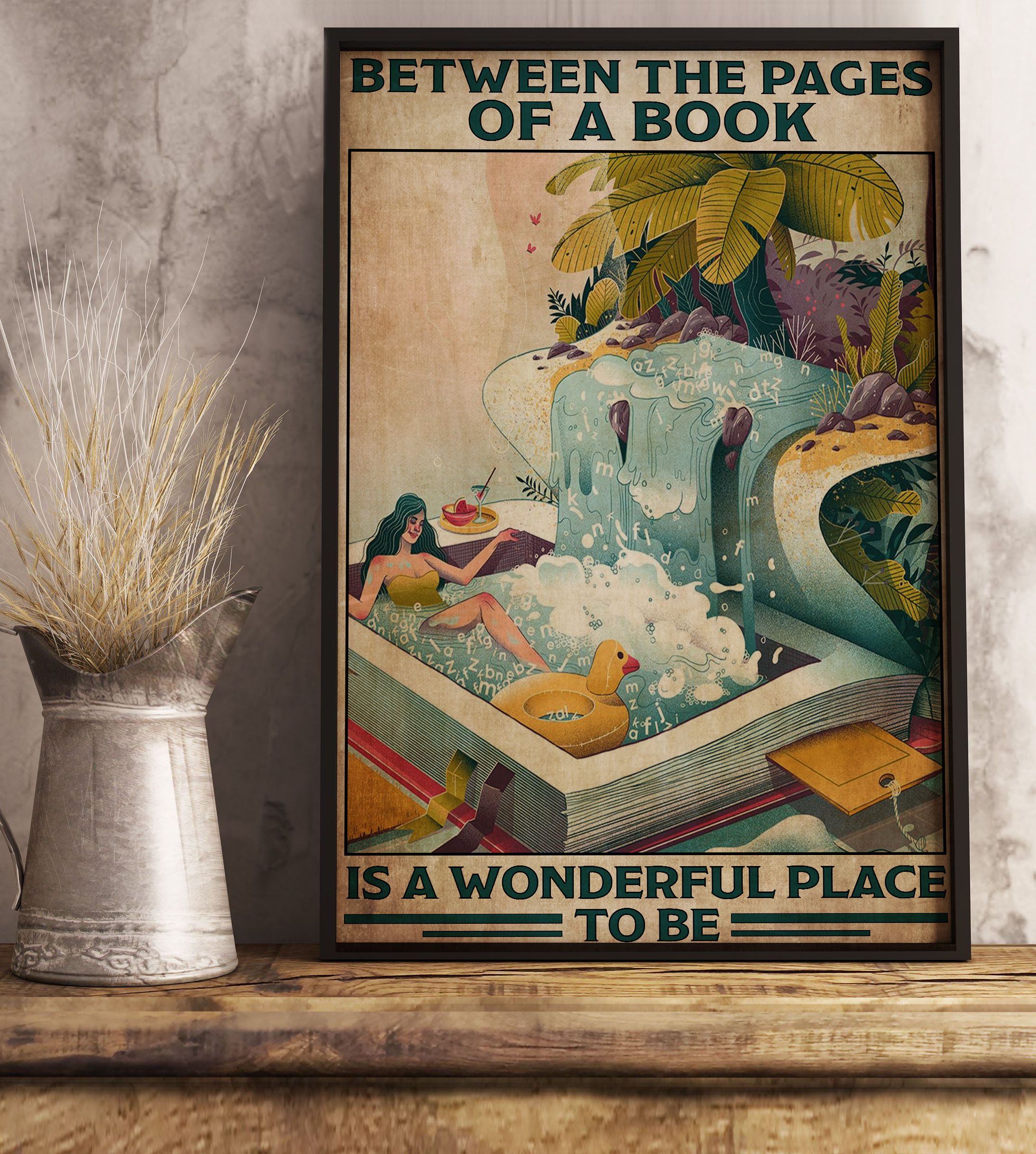 Poster Book wonderful place - POST01NGA180522 Book Posters, All Poster, Poster Prints, Canvas Frame, Canvas Wall Art, Canvas Painting, Canvas Prints, Spray Paint Canvas, Stay Wild Moon Child