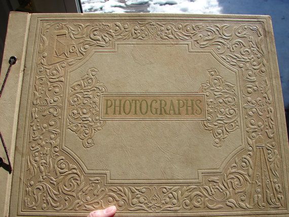 vintage photo album black pages