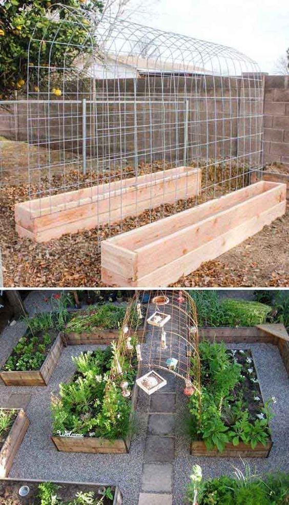 If you're planning a successful, healthy and productive VEGETABLE garden, the 22 ideas are here to inspire you! Backyard Vegetable Gardens, Veg Garden, Vegetable Garden Design, Edible Garden, Raised Garden, Garden Beds, Backyard Garden, Backyard Landscaping, Outdoor Gardens