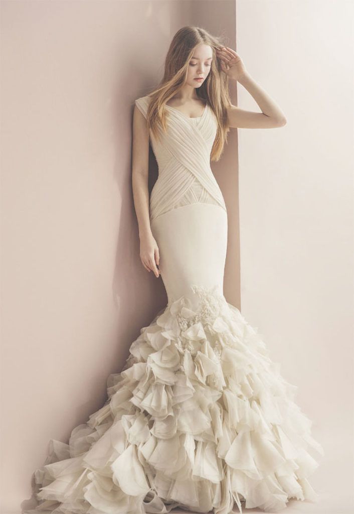 16 Romantic Elegant Wedding Dresses Featuring Feminine Accent and