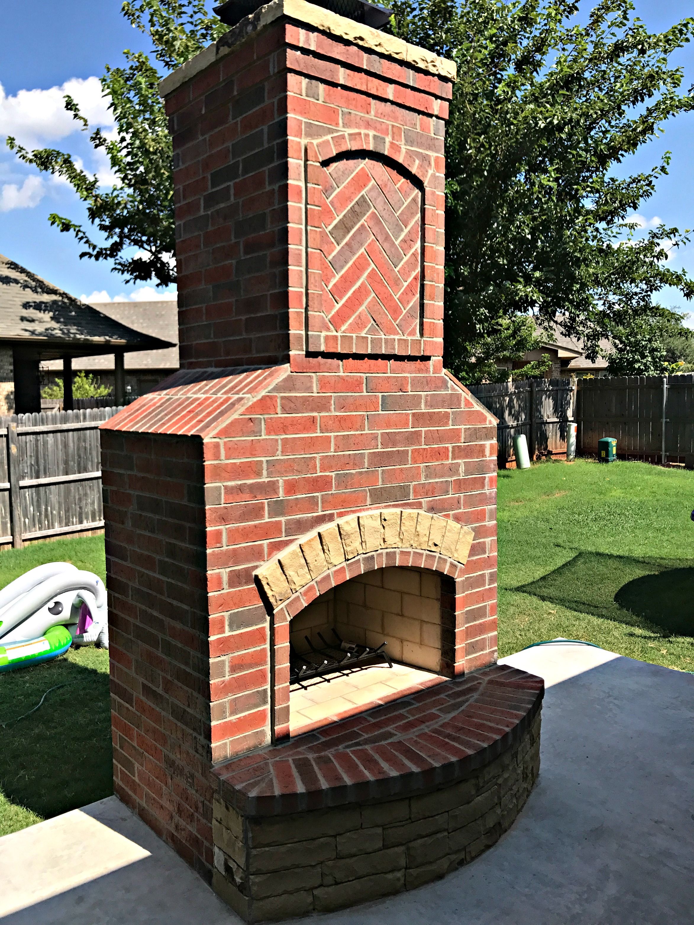 Pin by PMHOKC.com on Custom Outdoor Fireplaces | Fireplace ... Pin by PMHOKC.com on Custom Outdoor Fireplaces | Fireplace ... on Simple Outdoor Brick Fireplace id=49279