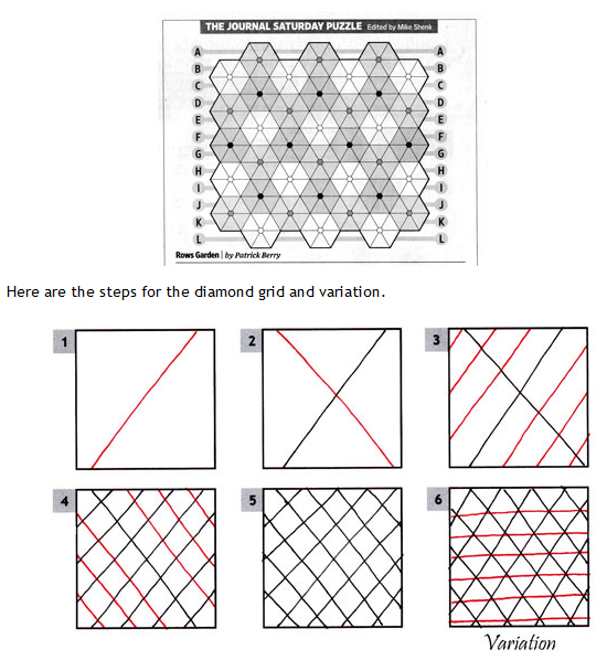 How To Draw Three Types Of Grids For Your Zentangles Zentangle