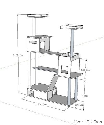 Meow-Cat.com: 6 Free Plans For Cat Tree #cats #CatTree #DIY | Animal ... Meow-Cat.com: 6 Free Plans For Cat Tree #cats #CatTree #DIY | Animal ...