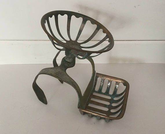Antique Br Clawfoot Tub Soap Dish Sponge Holder Vintage Antique Br Clawfoot Tub Soap Dish Sponge Holder