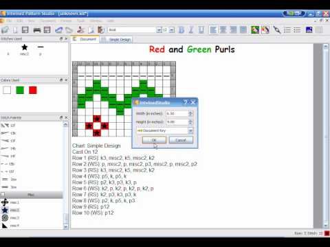 Pattern of writing application