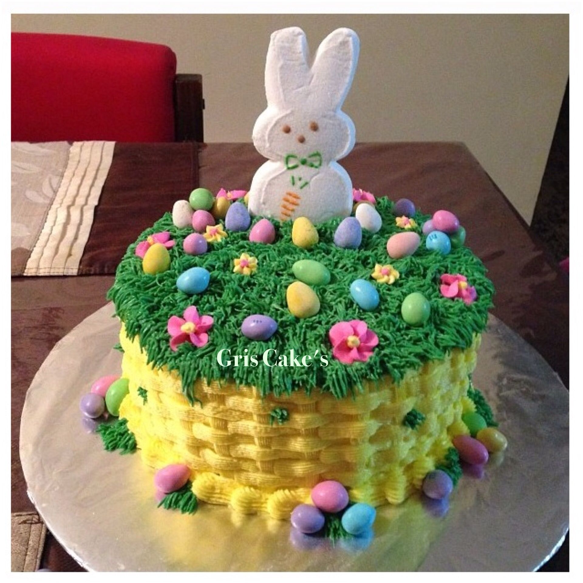 My First Easter Basket Cake Strawberry Flavor I Love It