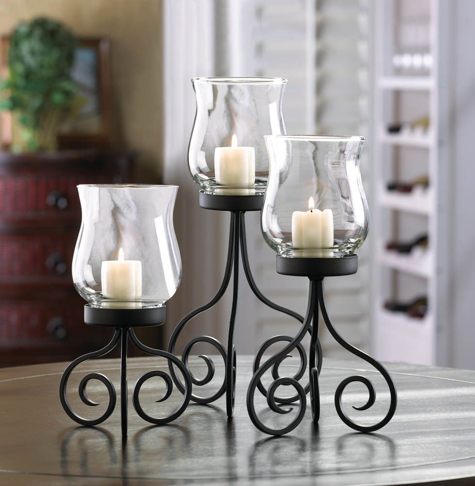 Whole Hurricane Candle Lantern Trio Wall Decor Sconces Hurricane Candle Lantern Trio 10015459