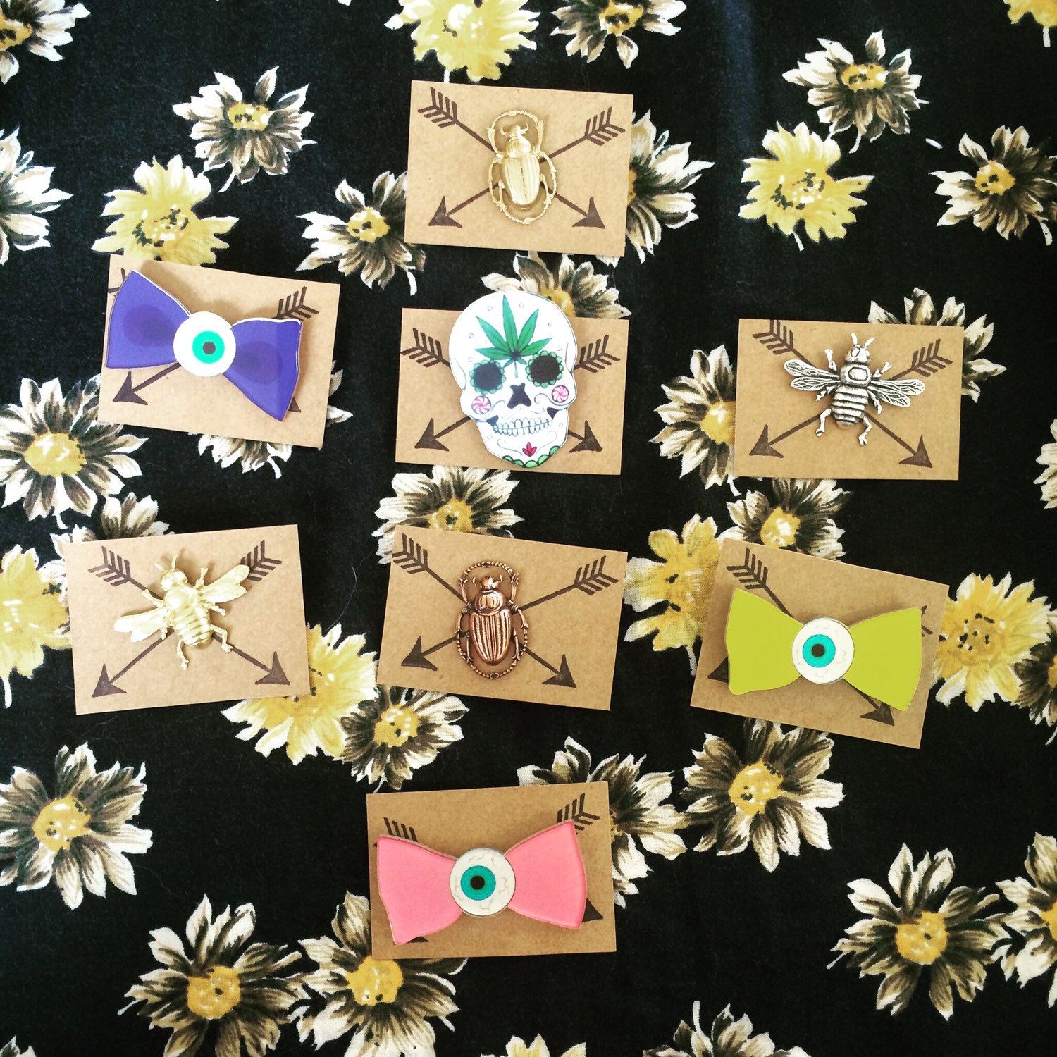 New locally made tie tacks / lapel pins now in store and online. Link in bio to shop. . . . #heytigerlouisville #heytiger #shopheytiger #handmade #buyhandmade #handmadeshop #handmadeisbetter #handmadewithlove #hellostranger #hellostrangergoods #tietack #lapelpin #sugarskull #bee #scarab #beetle #etsy #etsyseller #etsyshop #handmadeaccessories #madeinusa #shopsmall #supporthandmade #supportsmallbusiness #supportlocalbusiness