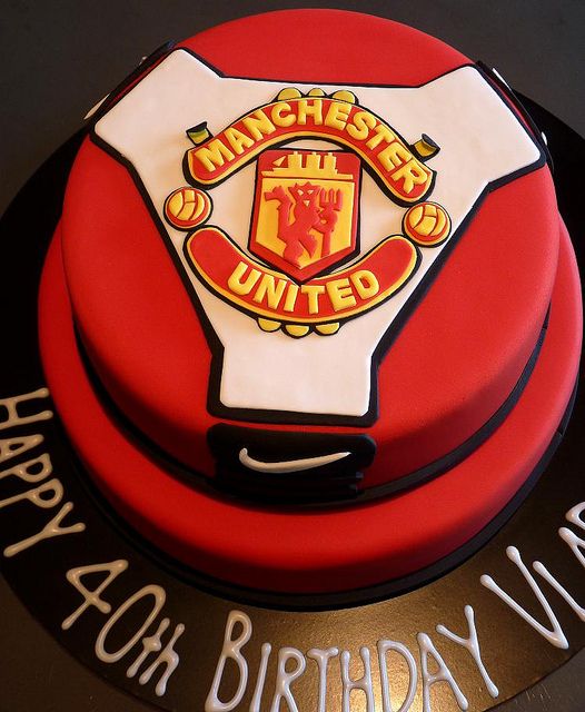 Manchester United Cake Manchester United Cake Cake Soccer Cake