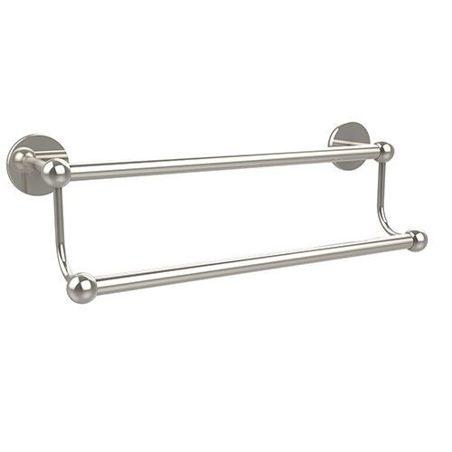 Polished Nickel 18 Inch Double Towel Bar In Polished Nickel 18 Inch Double Towel Bar In