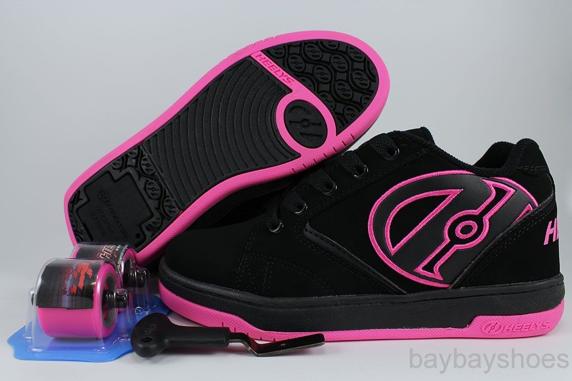 Grab The Exclusive Deals On Heelys The Original Two In One Shoe Couponndealuk Pink Roller Skates Black Hot Pink Roller Skate Wheels