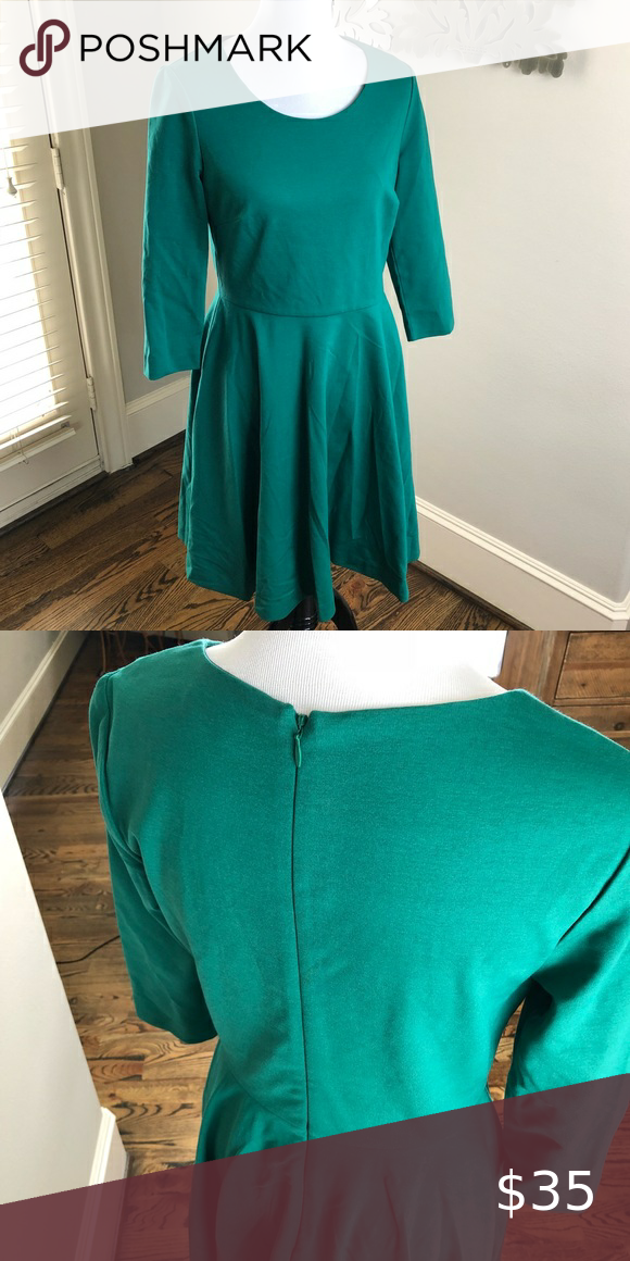 Boden NWOT Green Skater Dress Sz US 10 Boden NWOT Green Skater Dress Sz US 10