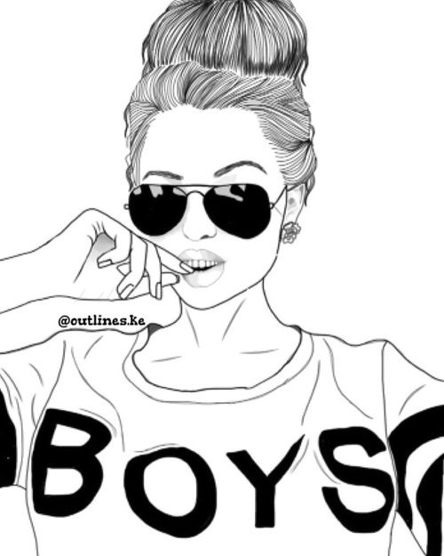 i was busy thinking about boys tumblr pinterest girl drawings i was busy thinking about boys