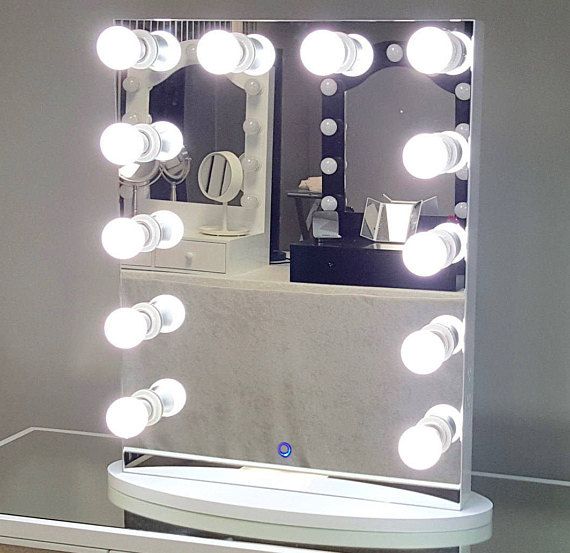 Dimmable Frameless Hollywood Forever Lighted Vanity Mirror W Hollywood Lighted Vanity Mirror, Hollywood Vanity Mirror Frameless