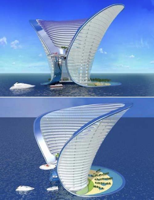 Apeiron Hotel A 7 Star Built On An Island Off Of Dubai The Apeiron Hotel A 7 Star Built On An Island Off Of Dubai The Arched 185 Meter Tall Will Cost 500 Million Usd It Have 350 Luxury Suites