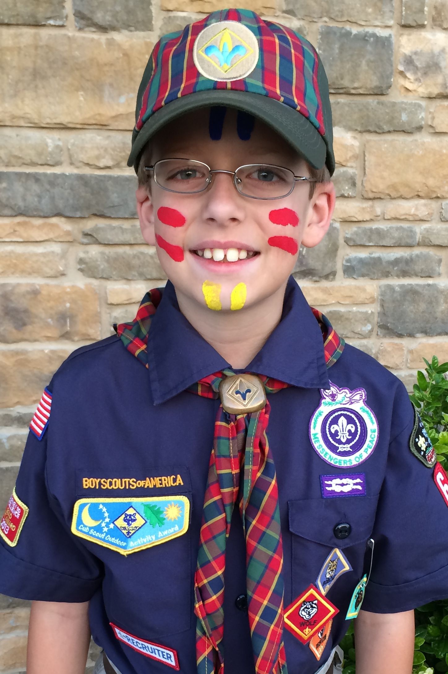 Cub Scouts Crossover Painting Face Cub Scouts Crossover Painting Face