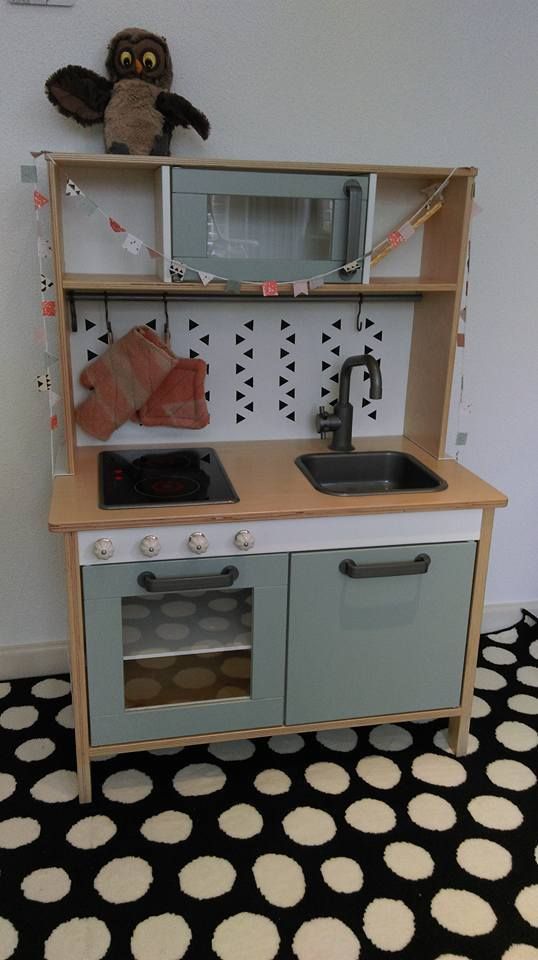 Ideeën om het IKEA Duktig keukentje een makeover te geven ...