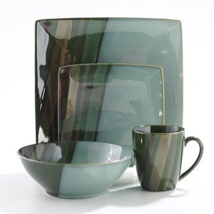 Sango Avanti Green 16PC Dinnerware Set | Casual Dinnerware ... Sango Avanti Green 16PC Dinnerware Set | Casual Dinnerware ...