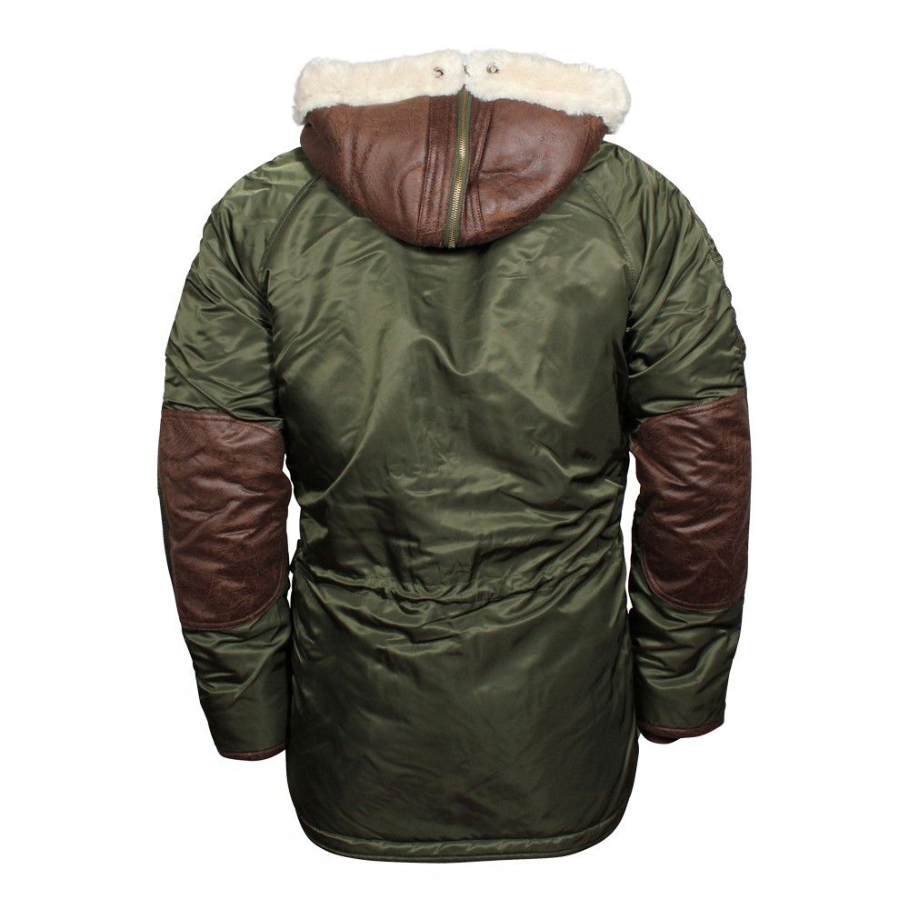 Alpha Industries Herren Parka N3 B3 Dark Green (grün Stylische Urban Outdoor Schuhe für Herren | Süd West Outdoor