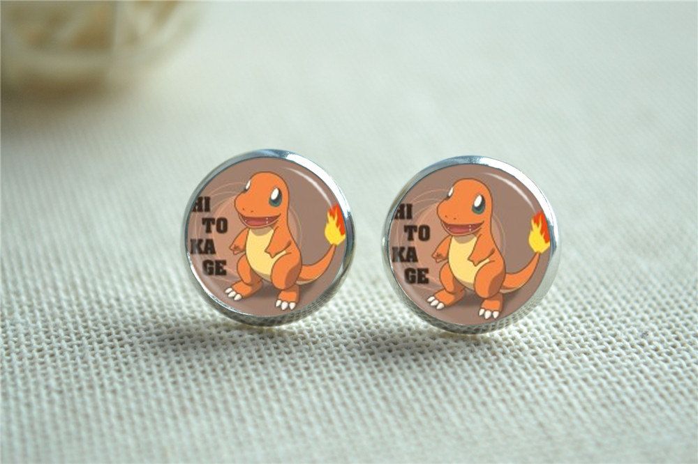 Tiny Charmander Earrings ヒトカゲ Pokémon Earring Pokeball Stud Tiny Charmander Earrings ヒトカゲ Pokémon Earring Pokeball Stud Pocket Monster Posts Anime Post Jewelry Eh042 By Hmpisces
