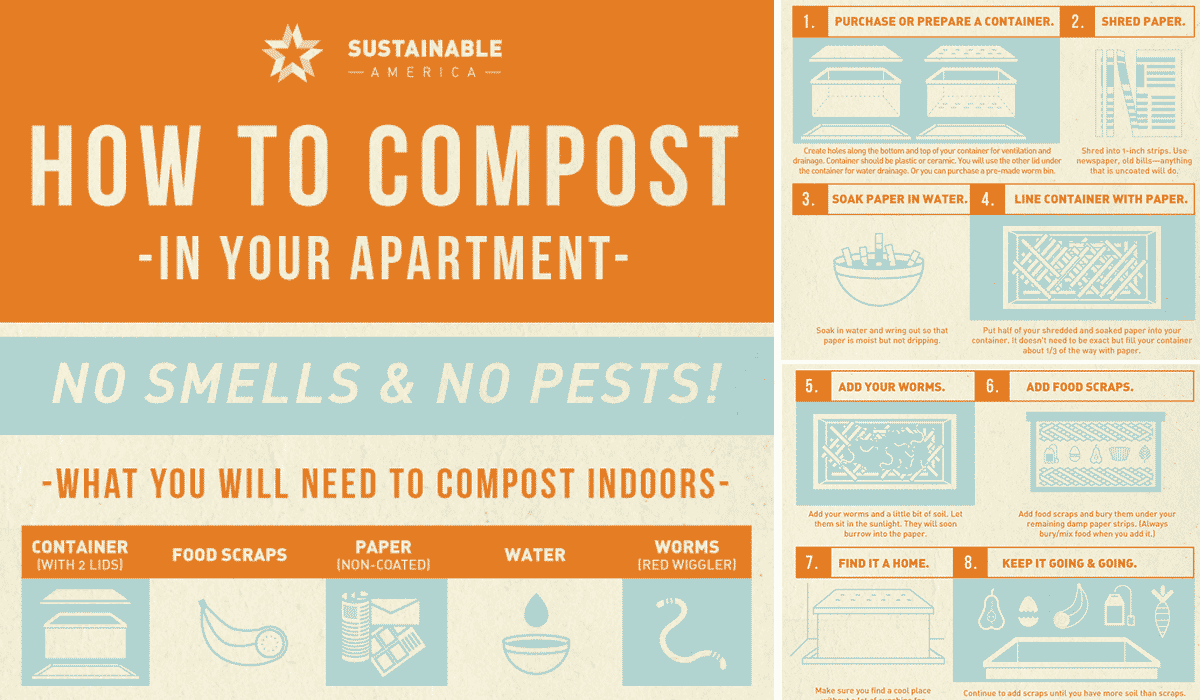How To Compost In An Apartment Or Winter Infographic Kristen How To Compost In An Apartment Or Winter Infographic Kristen Baumlier