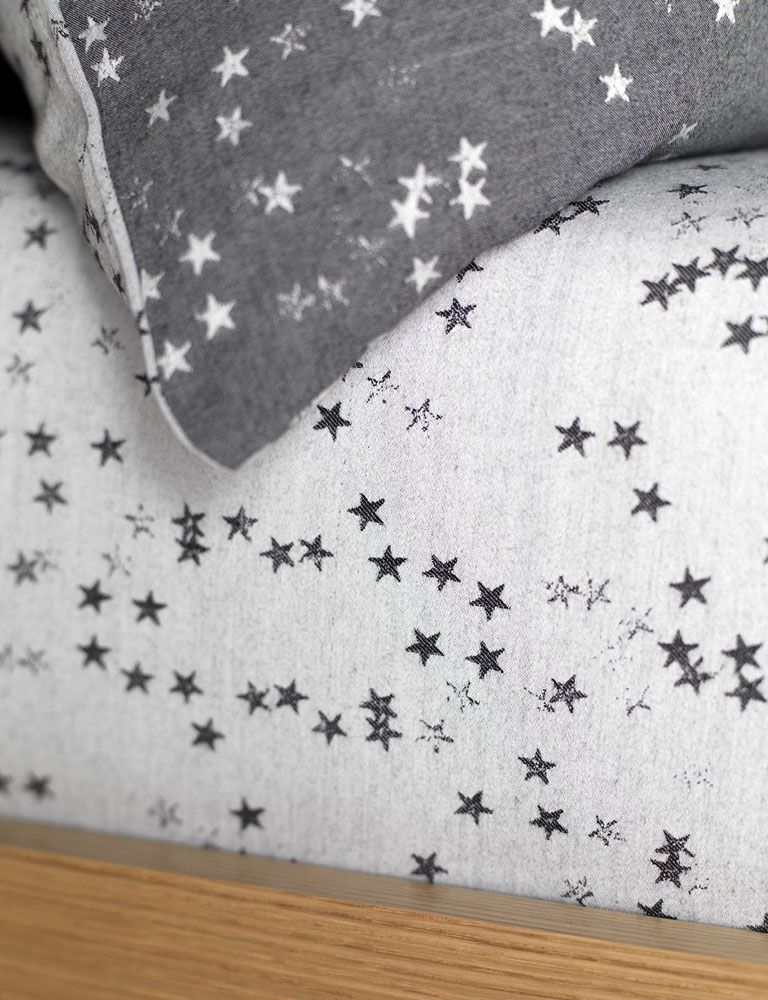 stars charcoal fitted sheet secret linen store our secret kids stars sheet set