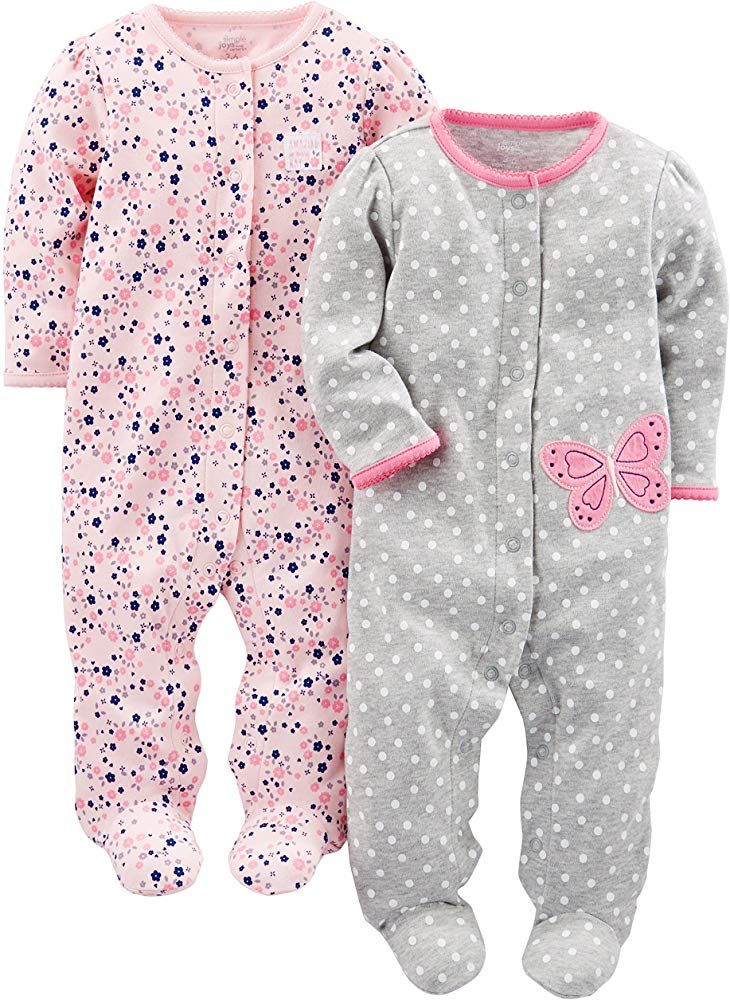 Simple Joys by Carters pijama de algod/ón para beb/és y ni/ños peque/ños 3 unidades