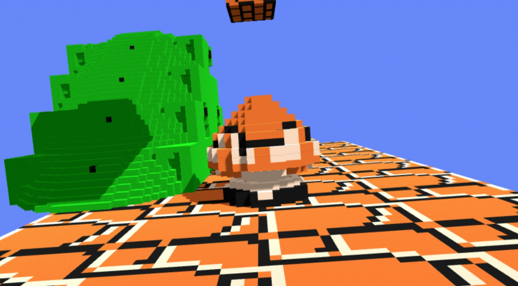 the original super mario brothers game was created in the original super mario brothers game was created in