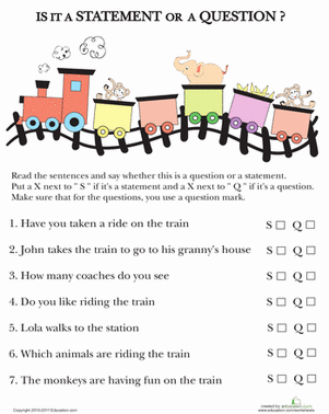 question or statement teaching pinterest worksheets this or