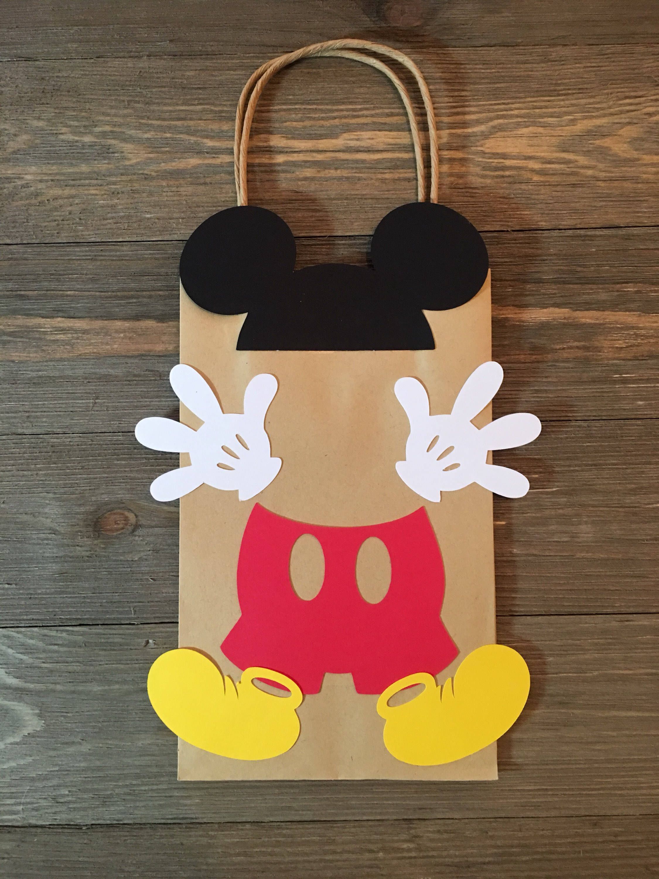 Mickey Mouse Party Bag Birthday Favor Treat Mickey Mouse Party Favors Parties Birthday