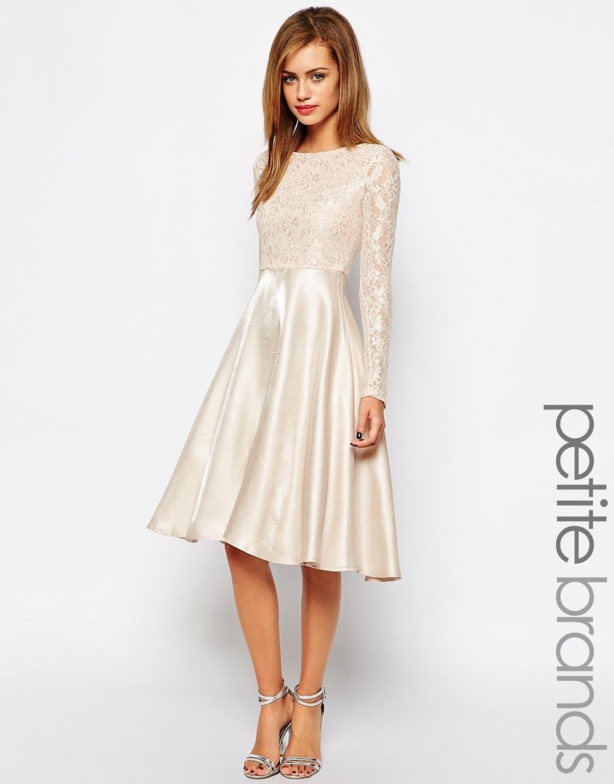 Frock and Frill Heidi Long Sleeve Embellished Mini Dress Robe de soir/ée Femme