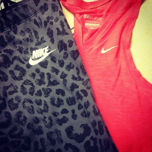 cheetah print nike outfit