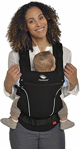 Bio-Baumwolle manduca First 2018 PureCotton Night Black Ergonomische Babytrage
