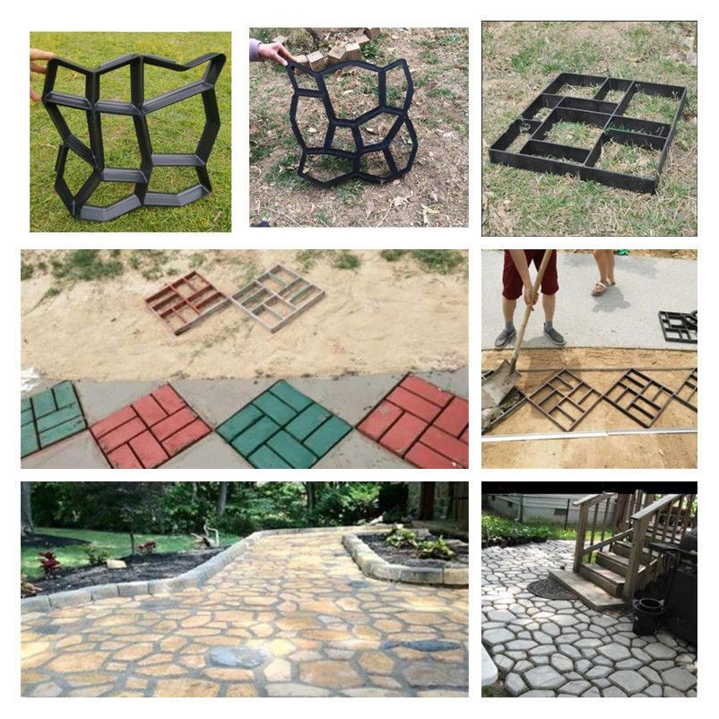 Concrete Pavers Home Garden Ebay Cement Pavers Floor Molding Paver Molds