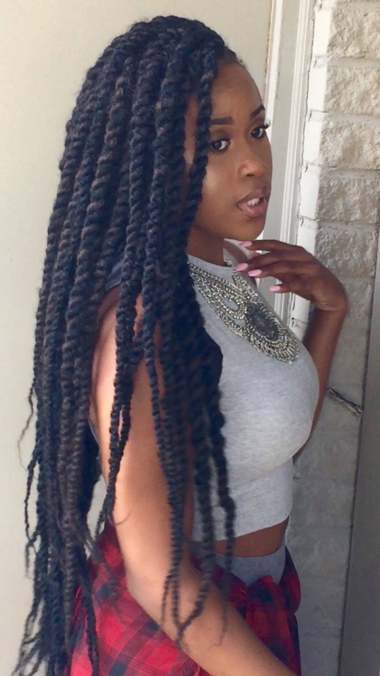 Marley Twist, protective style Havana twist braids, Twist braid