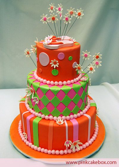 Whimsical Summer Cake » Birthday Cakes | Summer cakes, Custom birthday