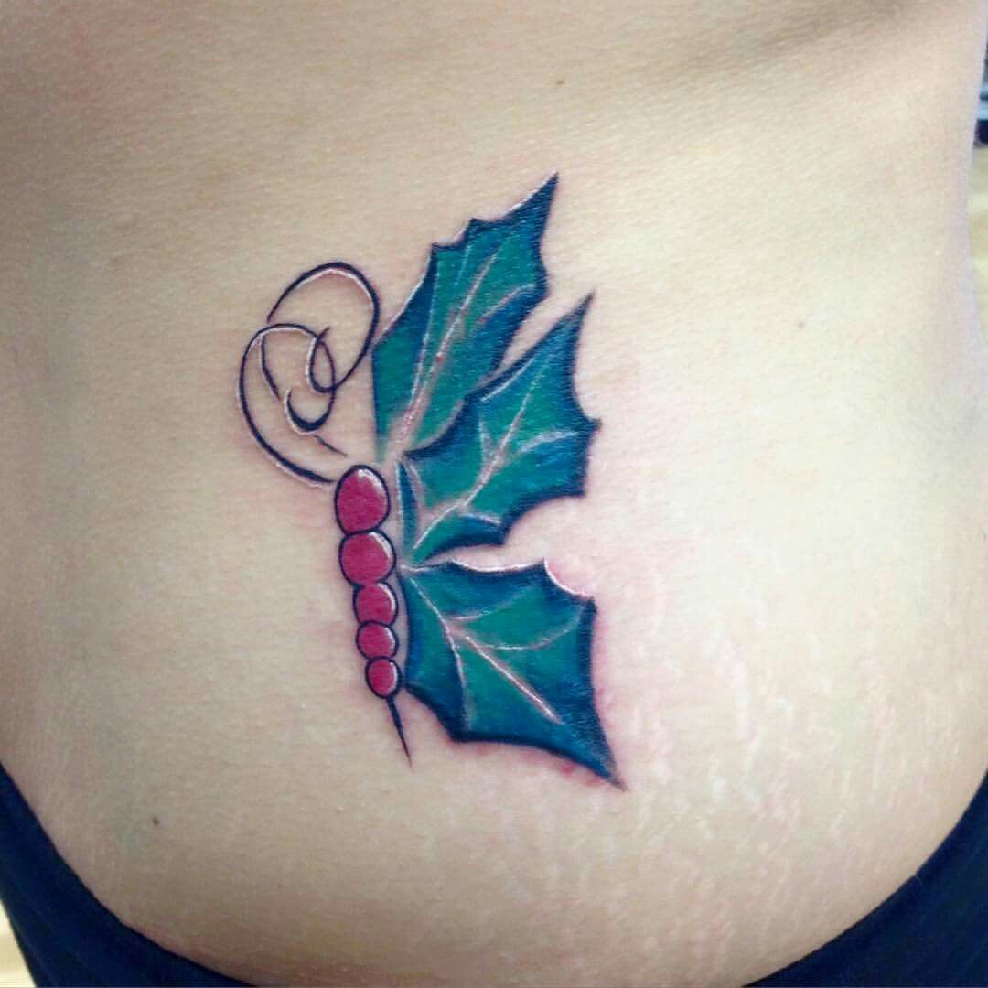 Holly Plant Tattoo