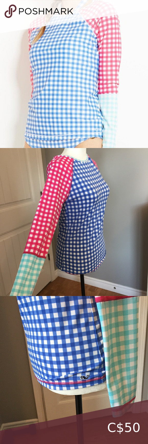 Vineyard Vines Rash Guard Party Gingham Vineyard Vines Rash Guard Party Gingham