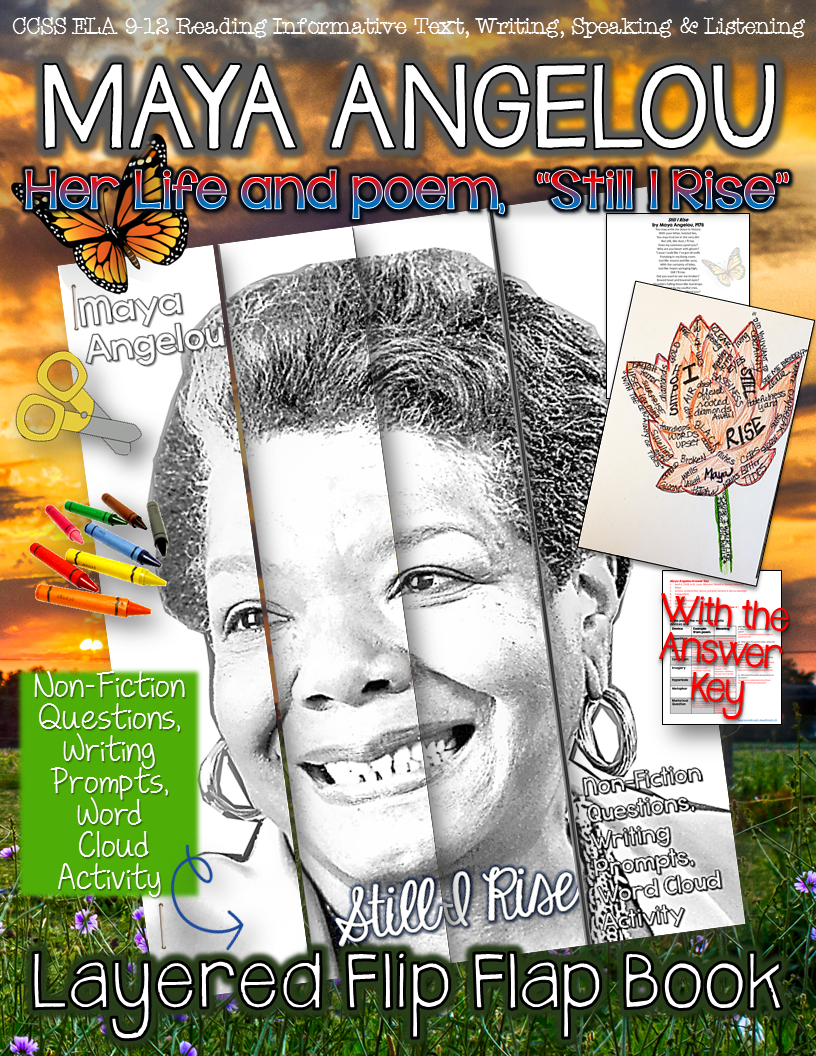 women s history month maya angelou biography and poem still i rise flap book still i rise women in history maya angelou books on women s history month maya angelou biography and poem still i rise flap book still i rise women in history
