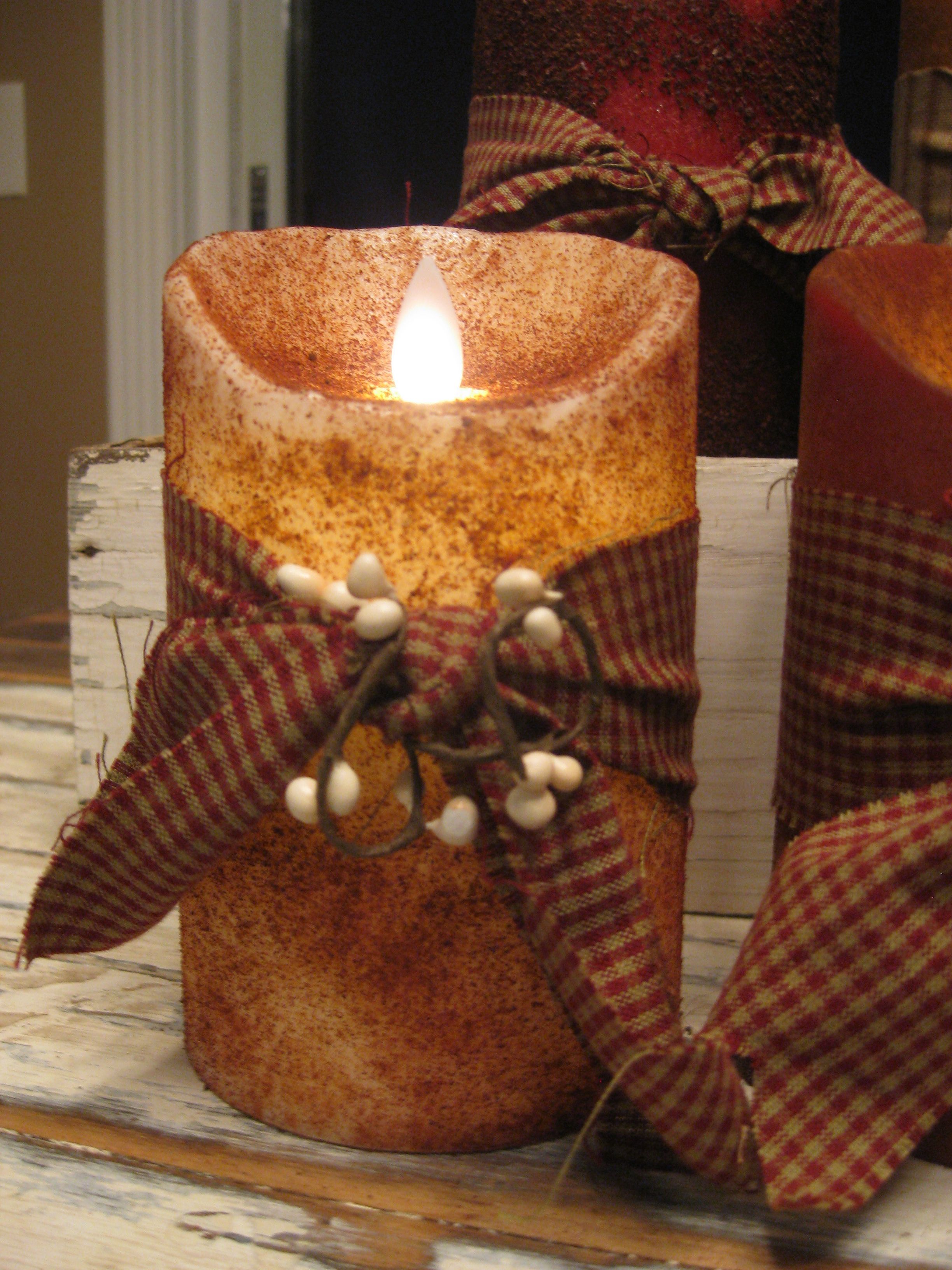 These Are Our Amazing Country Primitive Flameless Candles We Make These Are Our Amazing Country Primitive Flameless Candles We Make
