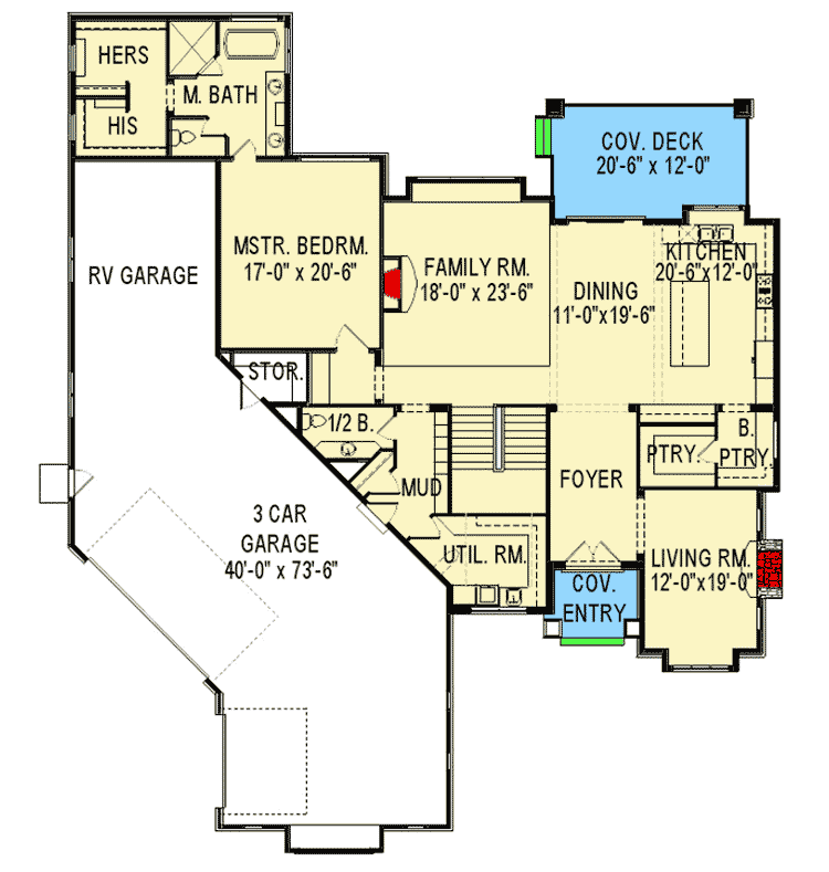 Plan 290032IY Craftsman House awrsome! Might be enough