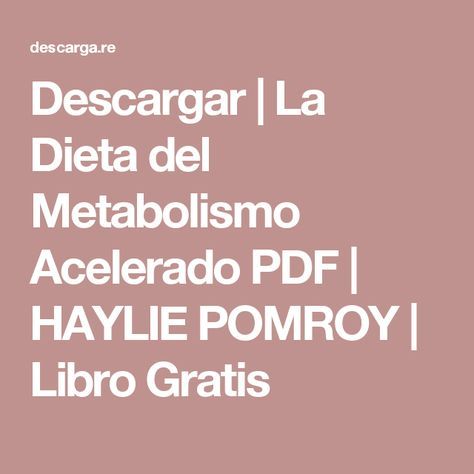 cambiar el metabolismo mayores problemas