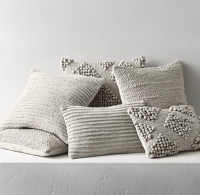 Textured Merino Wool Pillow Cover Merino Wool Pillow Cases Pillow Cover