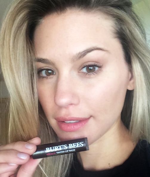 Models Favorite Drugstore Products Burts Bees Tinted Lip Balm Hair Beauty Tinted Lip Balm