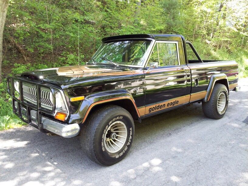 My Dad S 1978 J10 Golden Eagle Package Purchased March 79 Was Daily Driver Til Sept 92 Jeep Truck Willys Jeep Classic Cars Trucks