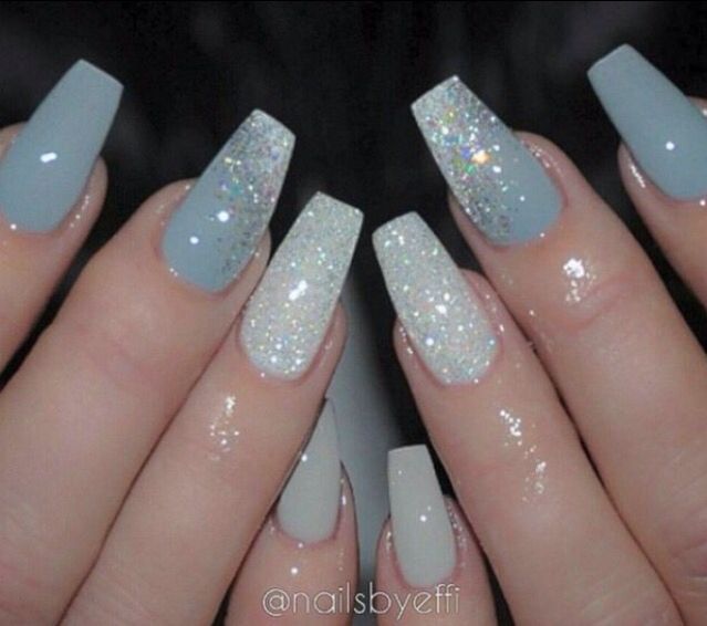 Pin By Helen Redington On Beauty Body Blue Acrylic Nails Blue