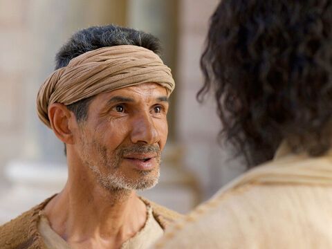 Jesus heals a man born blind the blind man healed is questioned by the