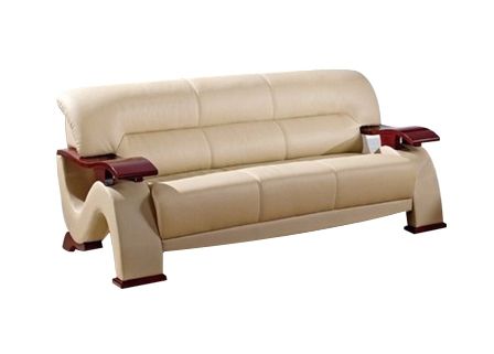 U2033 Series Contemporary Cappuccino Bonded Leather Sofa Bonded Leather, Leather Sofa, Home Furniture, Modern Furniture, Sofa Styling, Wood Trim, Cappuccino, Contemporary Style, Sofas